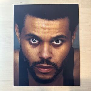 The Weeknd Hurry Up Tomorrow promotional 8” by 10” mini poster